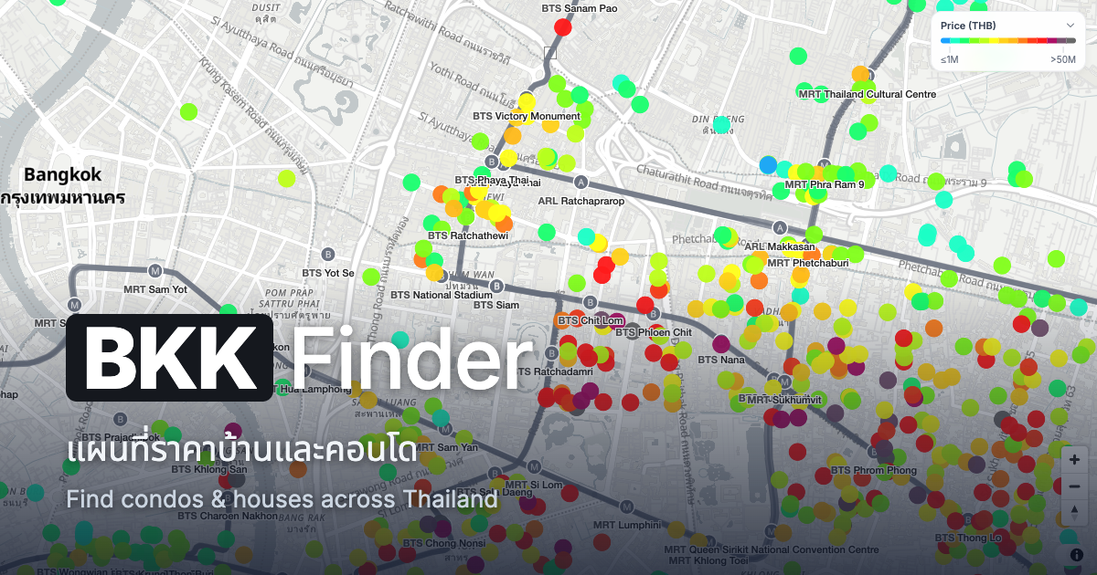 คอนโดและบ้าน ใกล้สถานี MRT มไหสวรรย์ — BKK Finder